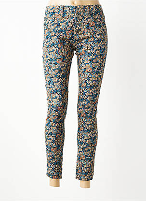 Pantalon 7/8 elasticitate mărime normală albastru PLACE DU JOUR femeie