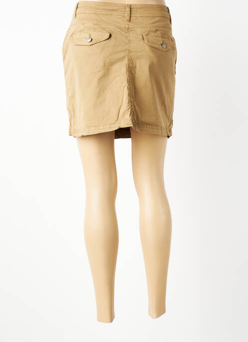 Fustă pantaloni scurți buzunare maro DONA LISA femme