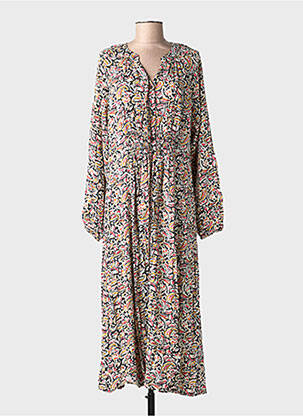 Rochie lungă mâneci lungi mâneci lungi negru C'EST BEAU LA VIE femeie