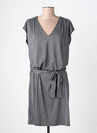 Rochie scurtă mâneci scurte mâneci scurte argintiu DEELUXE femme