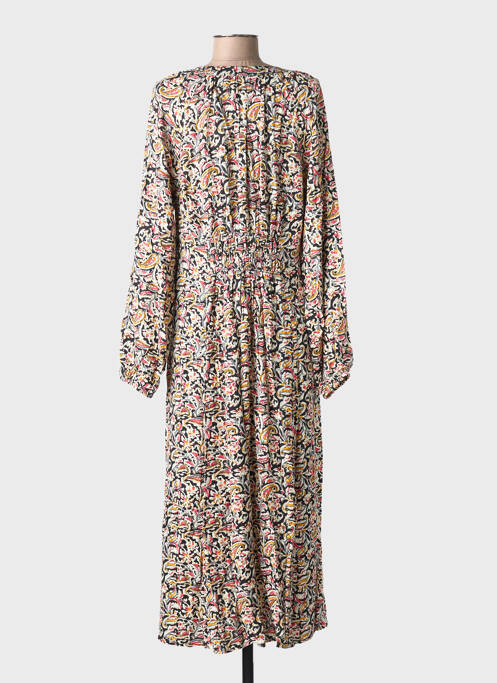 Rochie lungă mâneci lungi mâneci lungi negru C'EST BEAU LA VIE femme
