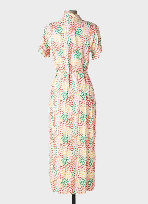 Rochie lungă mâneci scurte mâneci scurte bej COMPAÑIA FANTASTICA femme