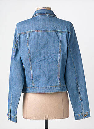 Jachete casual guler de bluză albastru PIECES femeie