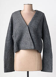 Jachete casual finisaj interior dublat gri COMPAÑIA FANTASTICA femme