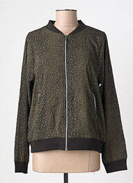 Jachete casual guler rotund verde DEELUXE femme