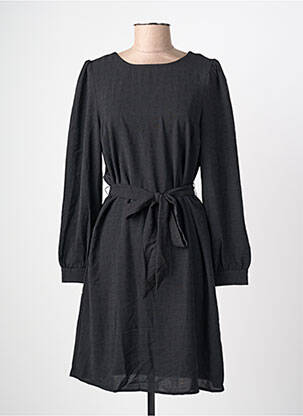 Rochie midi țesătură crep mâneci lungi negru VERO MODA femeie