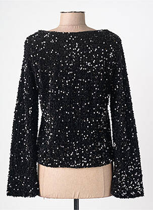 Top elasticitate mâneci lungi negru VERO MODA femeie