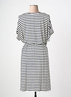 Rochie midi mâneci scurte mâneci scurte alb VERO MODA femeie