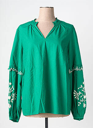 Bluză mâneci lungi mâneci lungi verde VERO MODA femeie