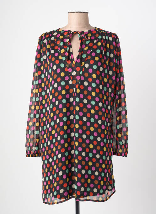Rochie scurtă mâneci lungi mâneci lungi negru COMPAÑIA FANTASTICA femme