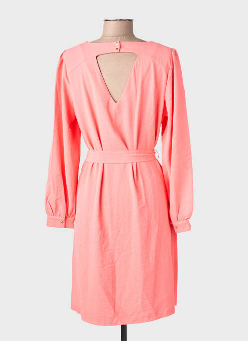 Rochie midi mâneci lungi mâneci lungi portocaliu VERO MODA femme