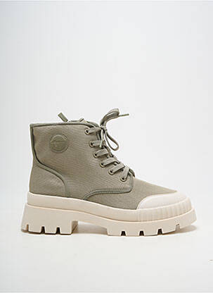 Botine/ghete toc mic toc de 4 la 6 cm verde TAMARIS femeie