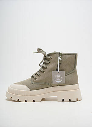 Botine/ghete toc mic toc de 4 la 6 cm verde TAMARIS femeie