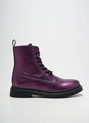 Botine/ghete umplută toc plat până la 3 cm violet TAMARIS femeie