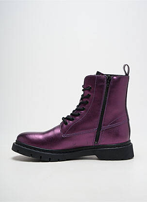 Botine/ghete umplută toc plat până la 3 cm violet TAMARIS femeie