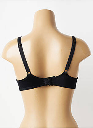 Sutien efect material satinat sutien cupe întregi cu decolteu înalt negru EMPREINTE femeie