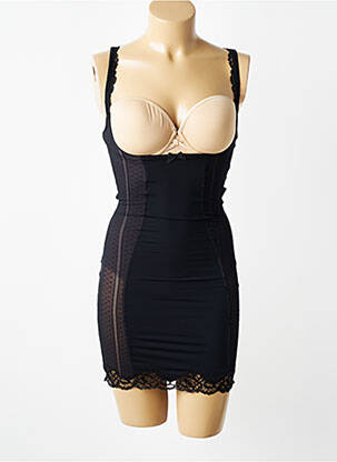 Nuisetă/combinetă țesătură țesătură plumetis negru PRIMADONNA femeie