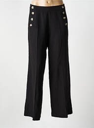 Pantalon drept croială dreaptă negru RUE DES ABBESSES femme