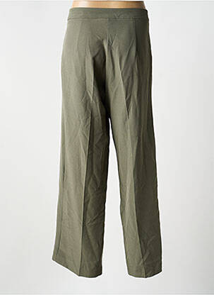 Pantalon drept croială dreaptă verde RUE DES ABBESSES femeie