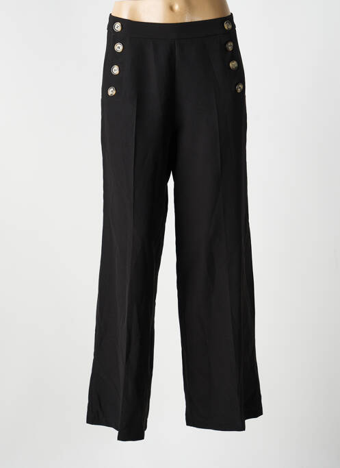 Pantalon drept croială dreaptă negru RUE DES ABBESSES femme