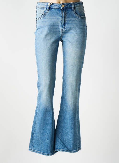 Blugi bootcut buzunare albastru NAGEV femme
