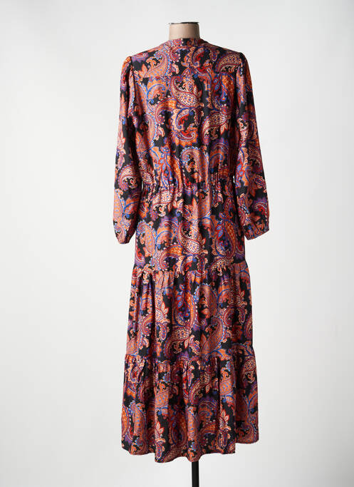 Rochie lungă mâneci lungi mâneci lungi roz RUE DES ABBESSES femme