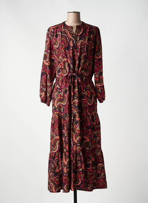 Rochie lungă mâneci lungi mâneci lungi negru RUE DES ABBESSES femme