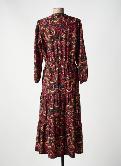 Rochie lungă mâneci lungi mâneci lungi negru RUE DES ABBESSES femme