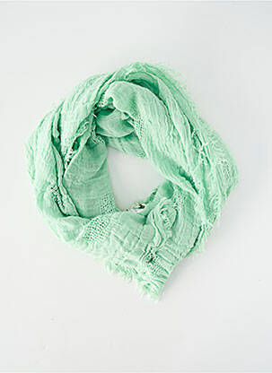 Eșarfă țesătură poplin verde PAKO LITTO femeie