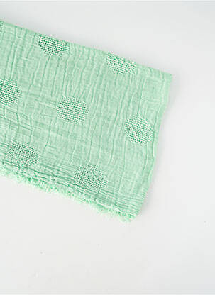 Eșarfă țesătură poplin verde PAKO LITTO femeie
