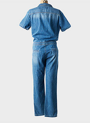Salopetă-pantalon guler de bluză mâneci scurte albastru ATELIER BÔ..M femeie