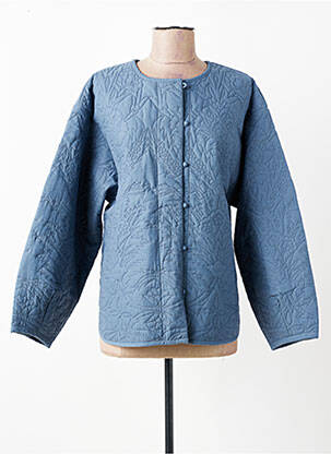 Jachete casual guler rotund albastru STUDIO PARISIEN femeie