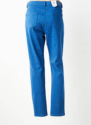 Pantalon slim elasticitate mărime normală albastru C'EST BEAU LA VIE femeie