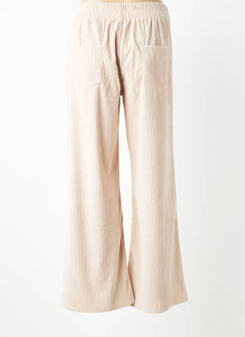 Pantalon larg buzunare mărime normală bej COMPAÑIA FANTASTICA femme
