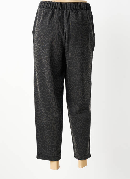 Pantalon 7/8 talie elastică mărime normală gri PIECES femme