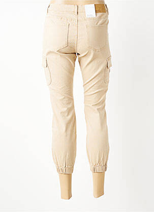 Pantalon cargo strânsă pe partea de jos mărime normală bej VERO MODA femeie