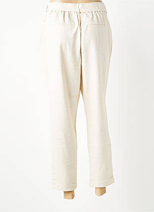 Pantalon 7/8 țesătură poplin mărime normală bej C'EST BEAU LA VIE femeie