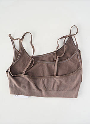 Sutien bretea multi poziție sutiene maro PIECES femeie