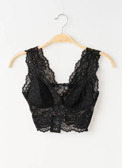 Sutien fără armatură bralete negru PIECES femme