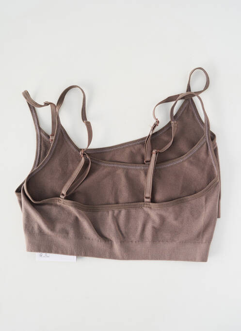 Sutien bretea multi poziție sutiene maro PIECES femme