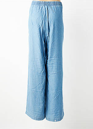 Pantalon drept țesătură poplin mărime normală albastru VERO MODA femeie