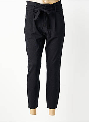 Pantalon 7/8 țesătură poplin mărime normală negru VERO MODA femeie