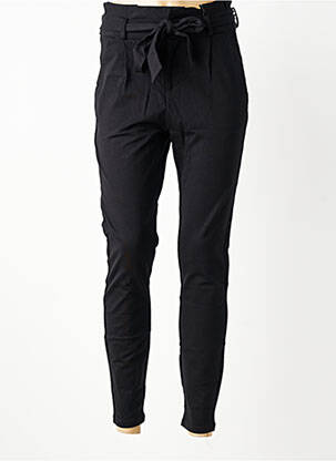 Pantalon slim talie elastică mărime normală negru VERO MODA femeie