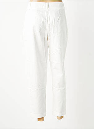 Pantalon 7/8 talie cu cleme mărime normală alb VERO MODA femeie