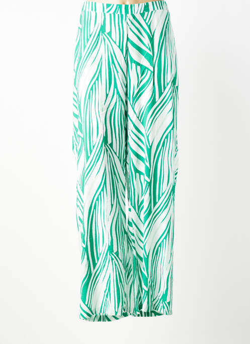 Pantalon drept țesătură poplin mărime normală verde VERO MODA femme