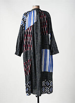 Rochie lungă mâneci lungi mâneci lungi negru V.DE.VINSTER femeie