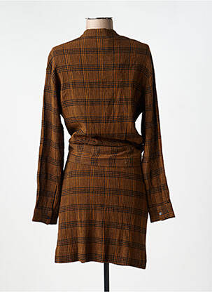 Rochie scurtă mâneci lungi mâneci lungi maro VANESSA BRUNO femeie