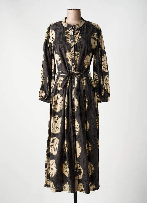 Rochie lungă mâneci lungi mâneci lungi negru V.DE.VINSTER femme