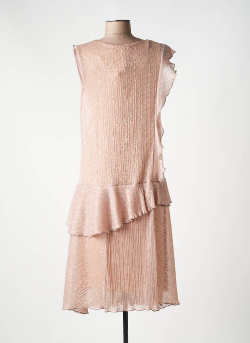 Rochie midi fără mâneci fără mâneci roz MAISON PÈRE femme
