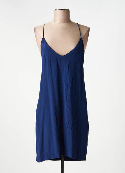 Rochie scurtă guler rotund bretele subțiri albastru KARMA KOMA femme